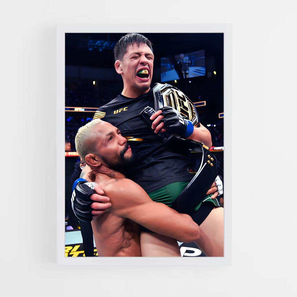 Poster L'Étreinte du Champion – affiche MMA (vue 3)